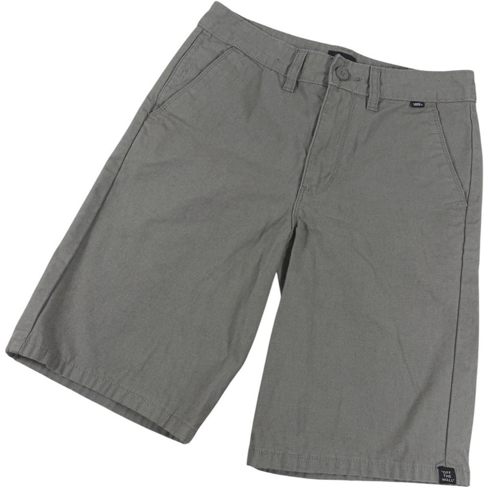 Vans Boys Gray Chino Shorts Size 14